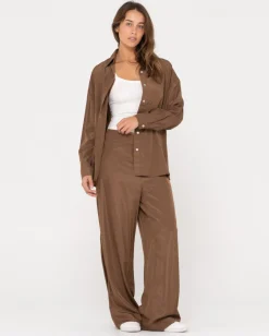 Porter Oversized Long Sleeve Shirt | Rusty Sale