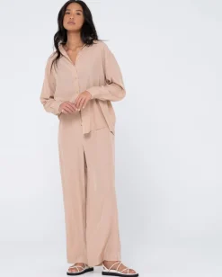 Porter Oversized Long Sleeve Shirt | Rusty Flash Sale