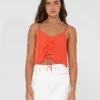 Porter Ruched Cami Crop Top | Rusty Sale
