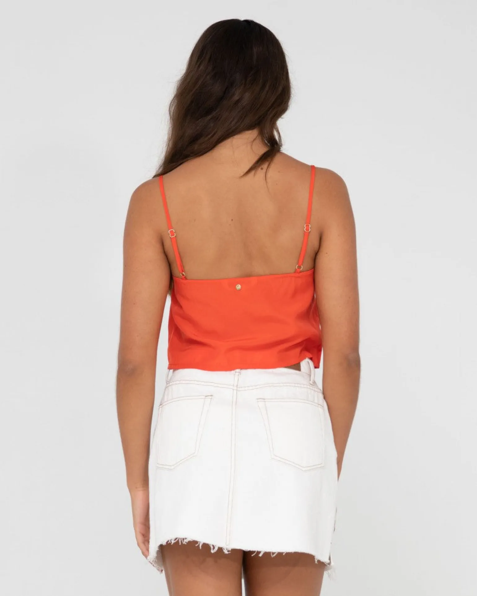 Porter Ruched Cami Crop Top | Rusty Sale