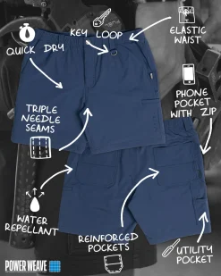 Powerweave Quick Dry Work Short | Rusty New