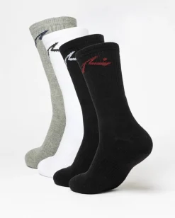 R Dot Mid Calf 4-Sock Pack | Rusty New