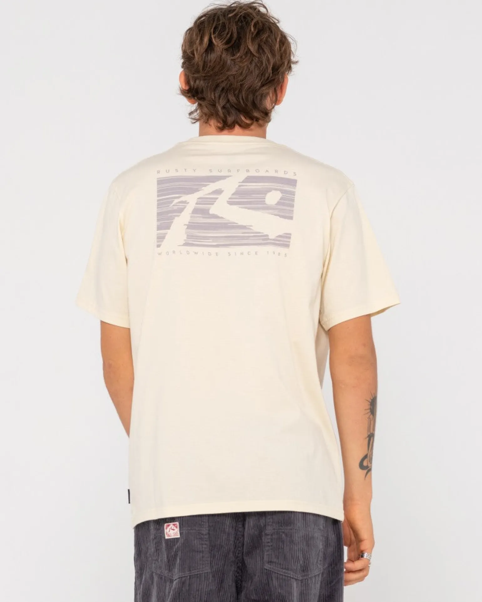 R Dot Short Sleeve Graphic Tee | Rusty Cheap