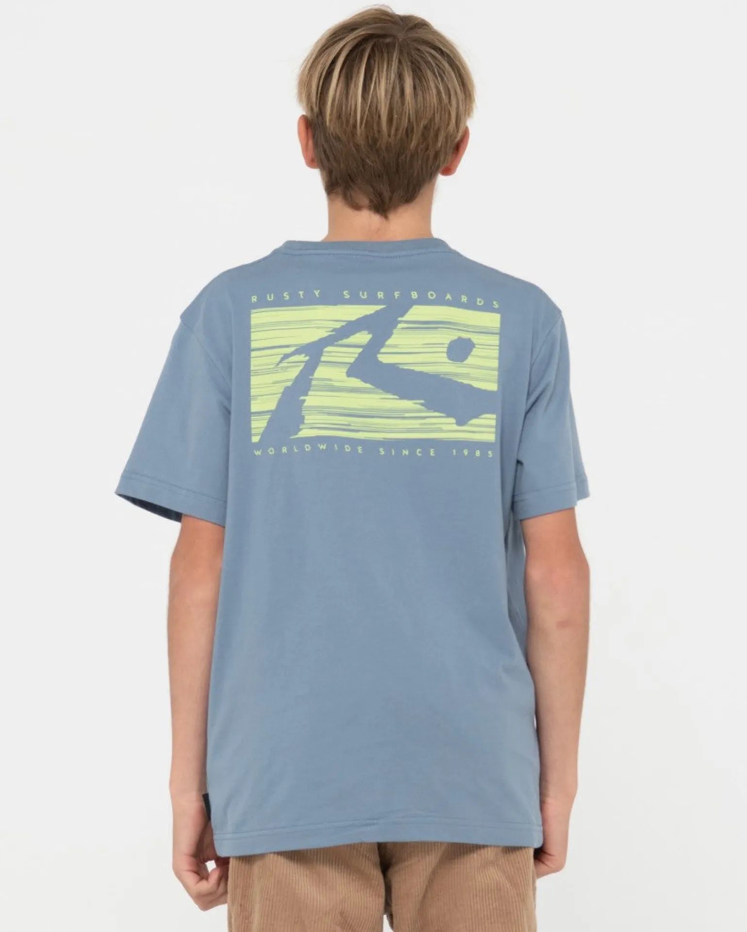 R Dot Short Sleeve Tee Boys | Rusty Hot