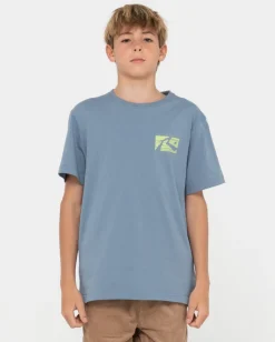 R Dot Short Sleeve Tee Boys | Rusty Hot