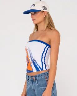 Rally Drag Graphic Tube Top | Rusty Shop