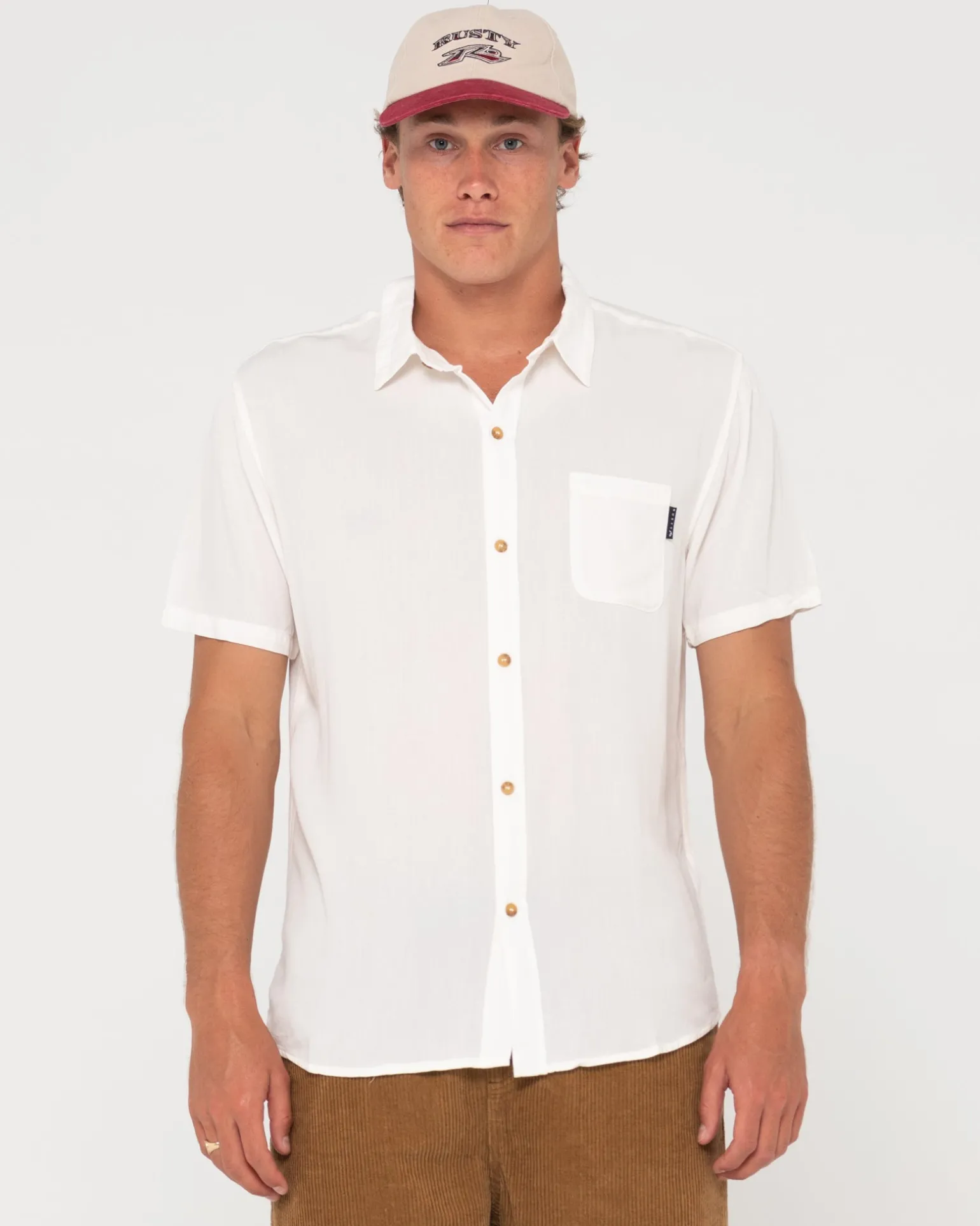 Razor Blade Short Sleeve Rayon Shirt | Rusty Store