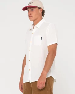 Razor Blade Short Sleeve Rayon Shirt | Rusty Store