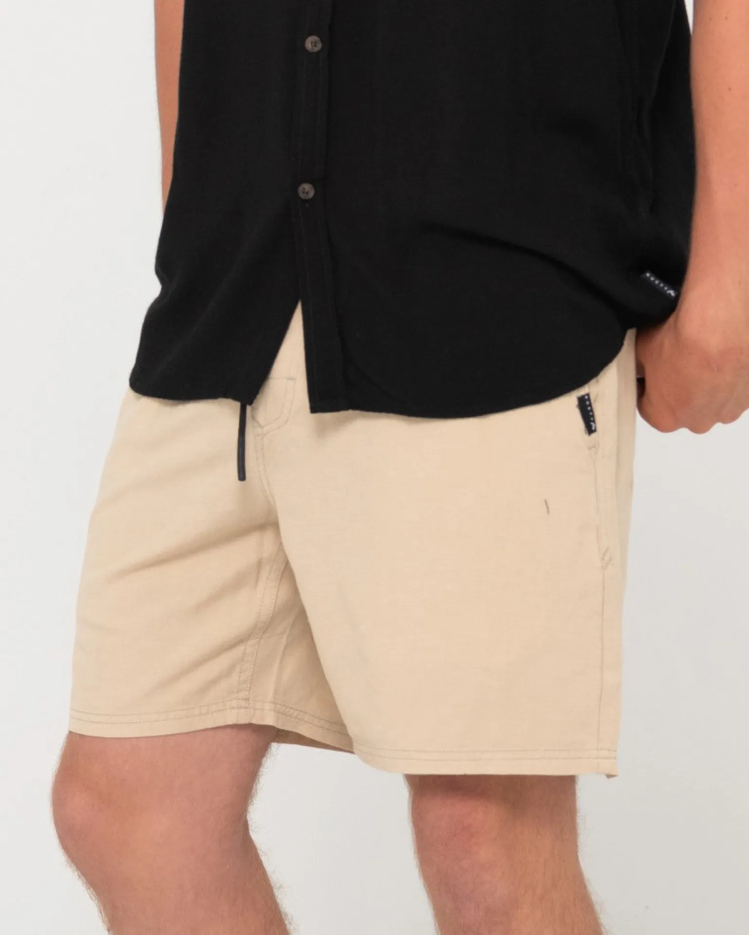 Razor Blade Short Sleeve Rayon Shirt | Rusty Sale