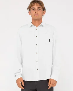 Razor Long Sleeve Rayon Shirt | Rusty Shop