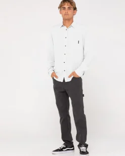 Razor Long Sleeve Rayon Shirt | Rusty Shop
