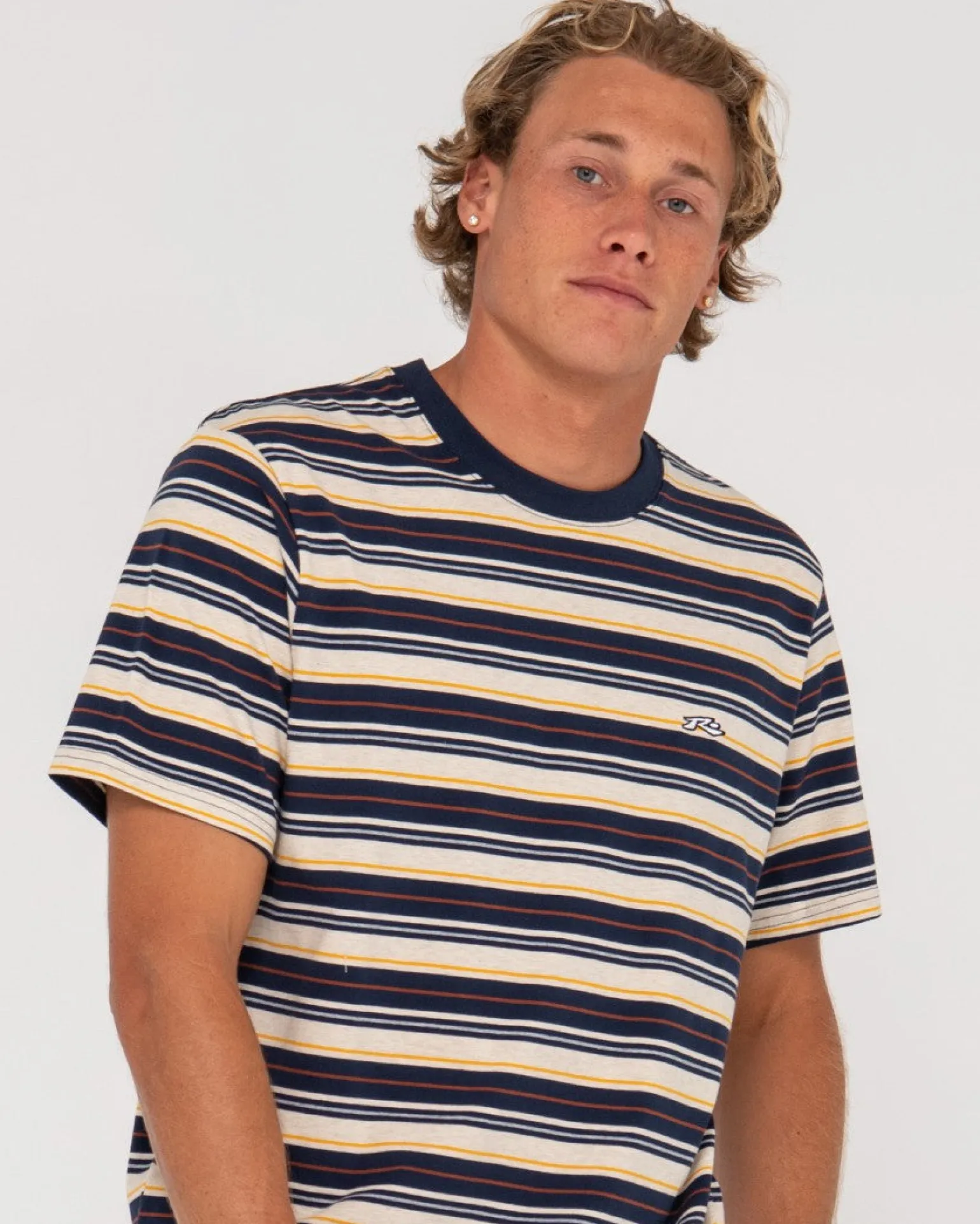 Richie Rich Short Sleeve Stripe Tee | Rusty Cheap