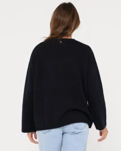 Rider Relaxed Crew Neck Knit | Rusty Flash Sale