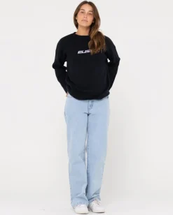Rider Relaxed Crew Neck Knit | Rusty Flash Sale