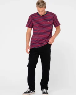 Rifts 5 Pocket Straight Fit Cord Pant | Rusty Clearance
