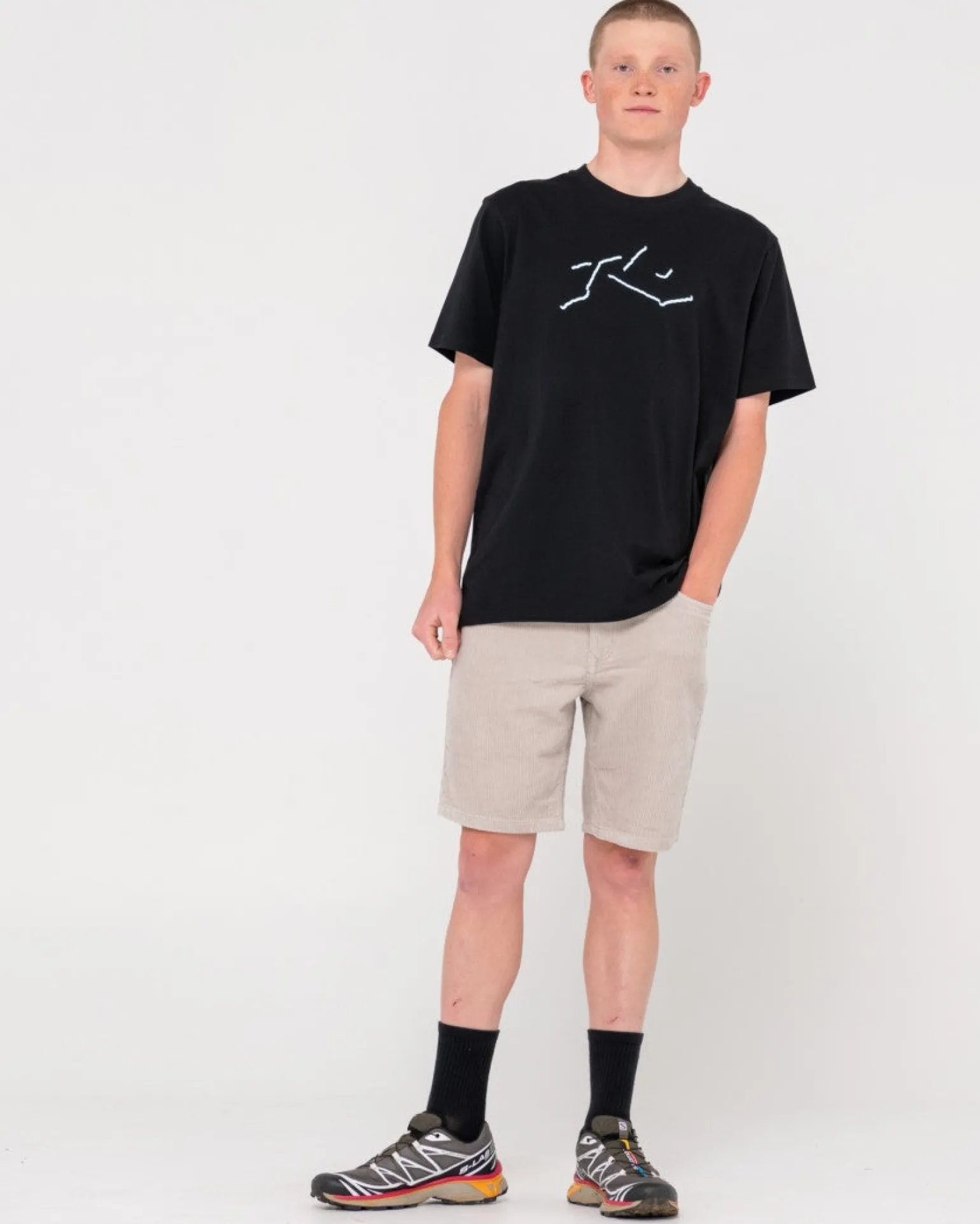 Rifts 5 Pocket Vintage Wash Cord Short | Rusty Online
