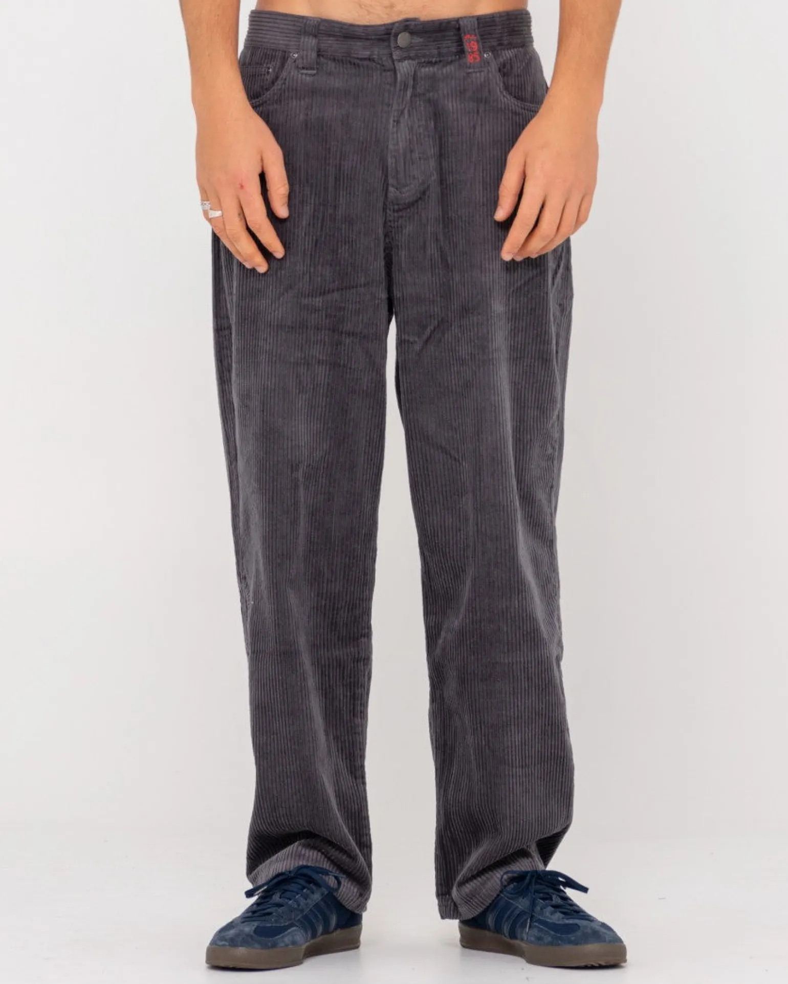 Rifts Chunky 5 Pocket Loose Fit Cord Pant | Rusty Discount