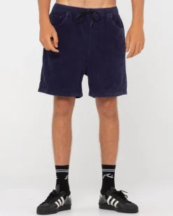 Rifts Cord Elastic Short | Rusty Best Sale