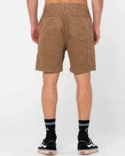 Rigglet Cord Workwear Elastic Short | Rusty Shop