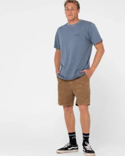 Rigglet Cord Workwear Elastic Short | Rusty Shop