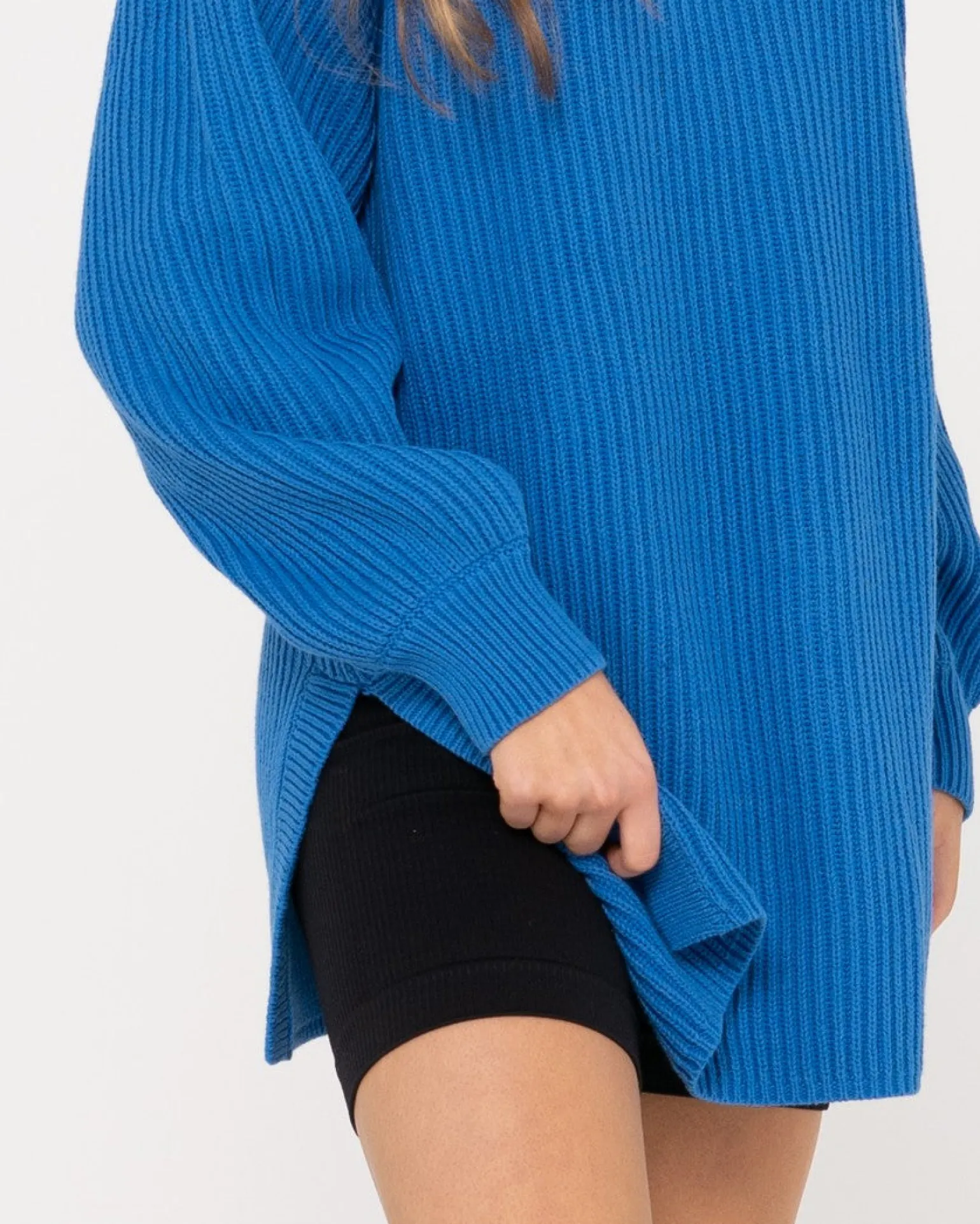 Rimbra Longline Relaxed Fit Knit | Rusty New