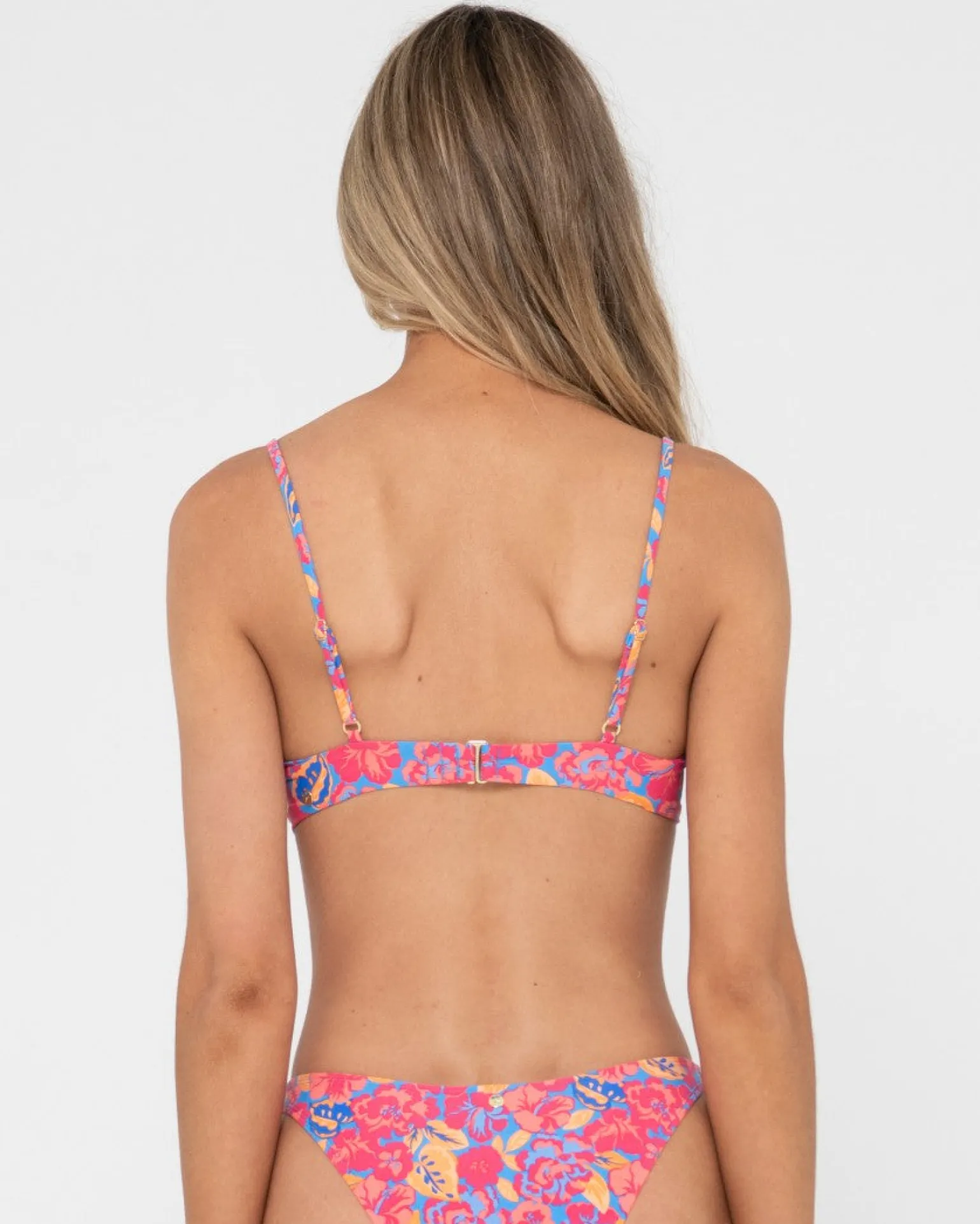 Rio Hibiscus Printed Balconette Bikini Top | Rusty Sale