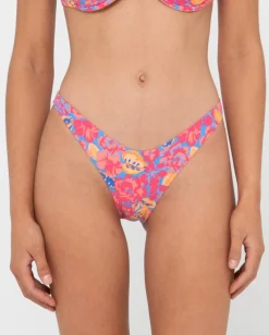 Rio Hibiscus Printed Midi Bikini Bottom | Rusty Clearance