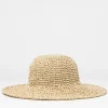 Romance Wide Brim Straw Beach Hat | Rusty Sale