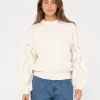 Rossie Relaxed Fit Crew Neck Knit | Rusty Hot