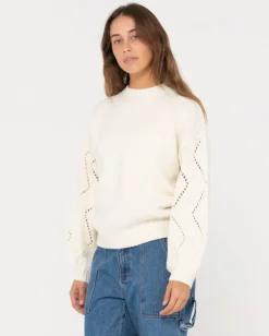 Rossie Relaxed Fit Crew Neck Knit | Rusty Hot