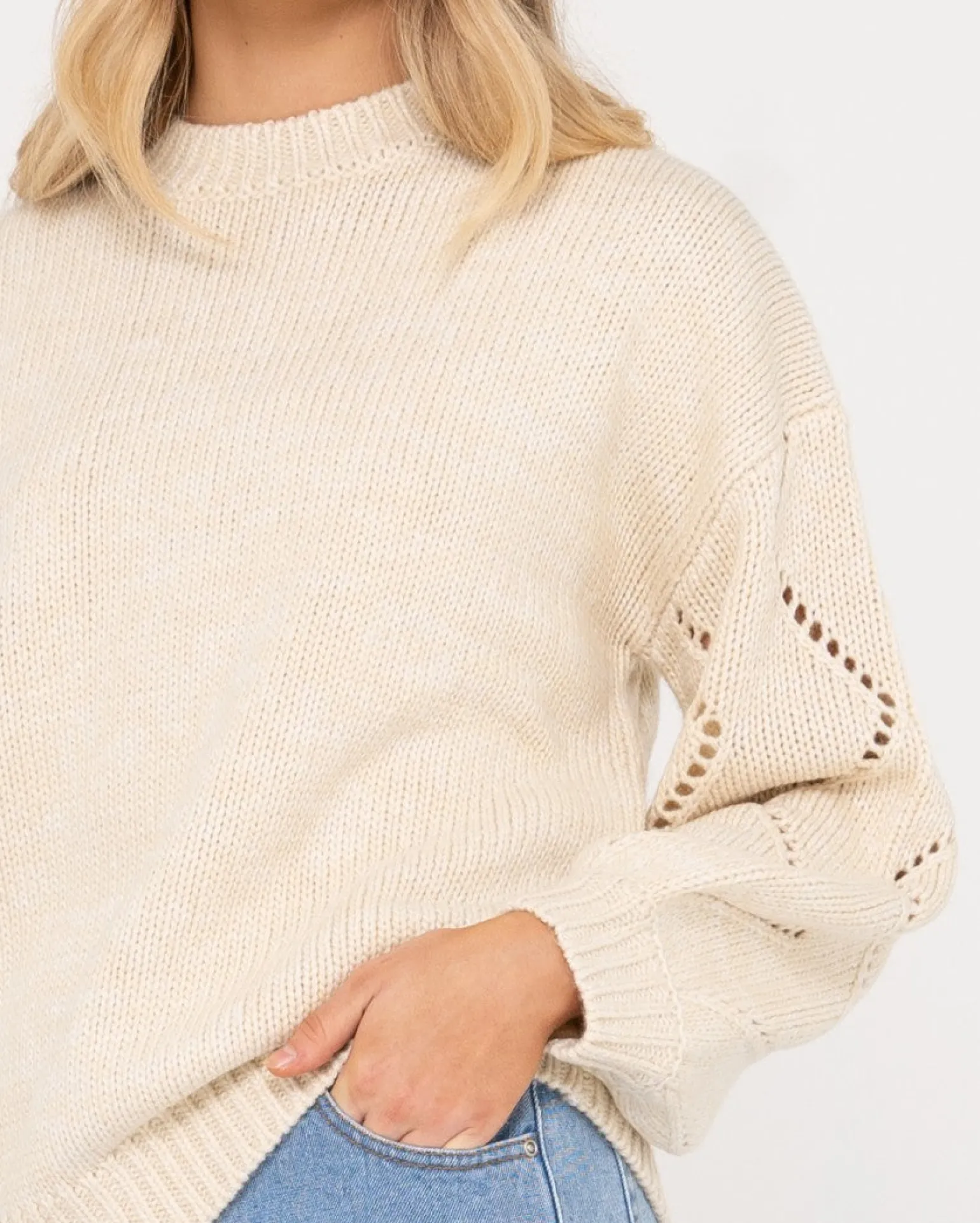 Rossie Relaxed Fit Crew Neck Knit | Rusty New