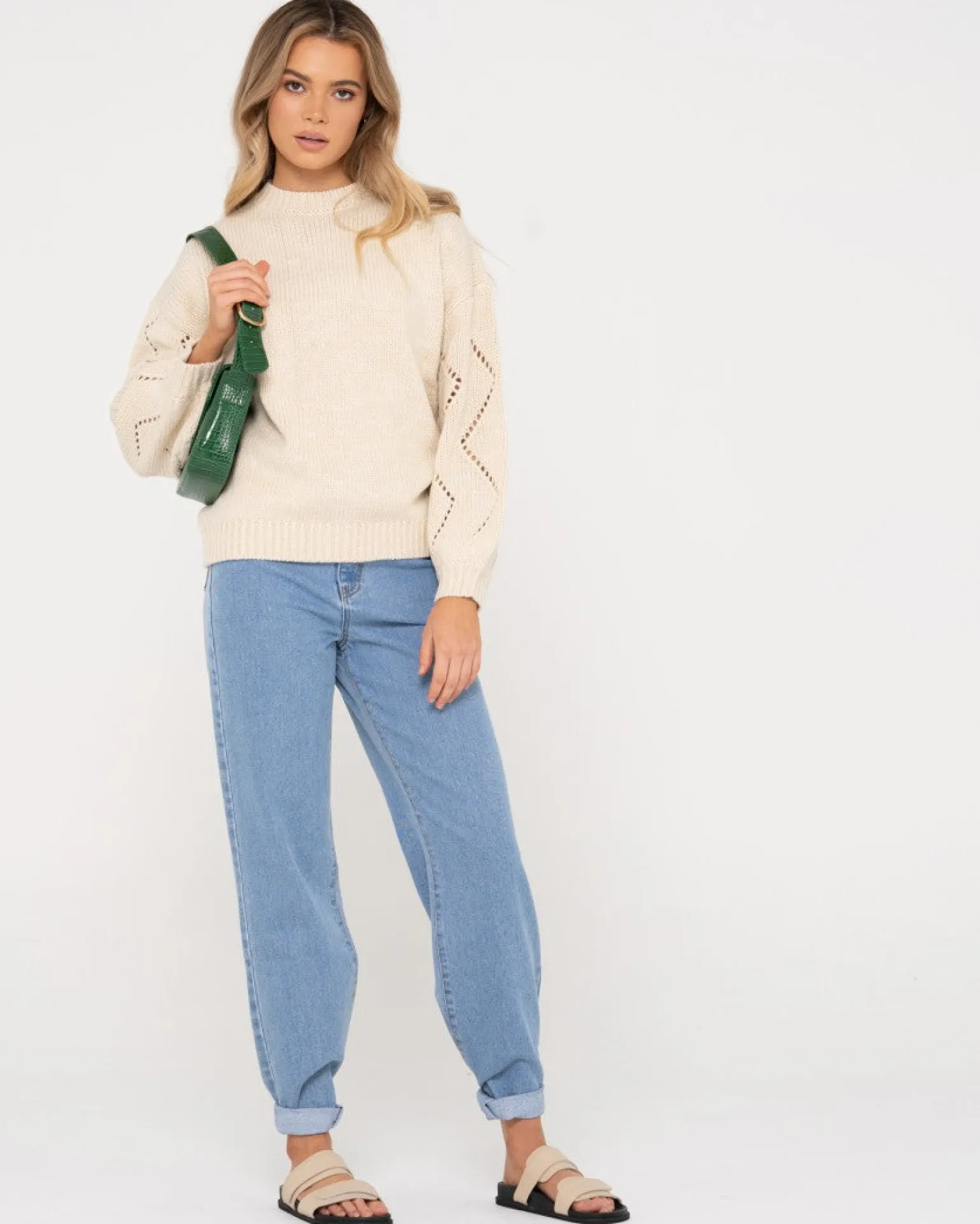 Rossie Relaxed Fit Crew Neck Knit | Rusty New