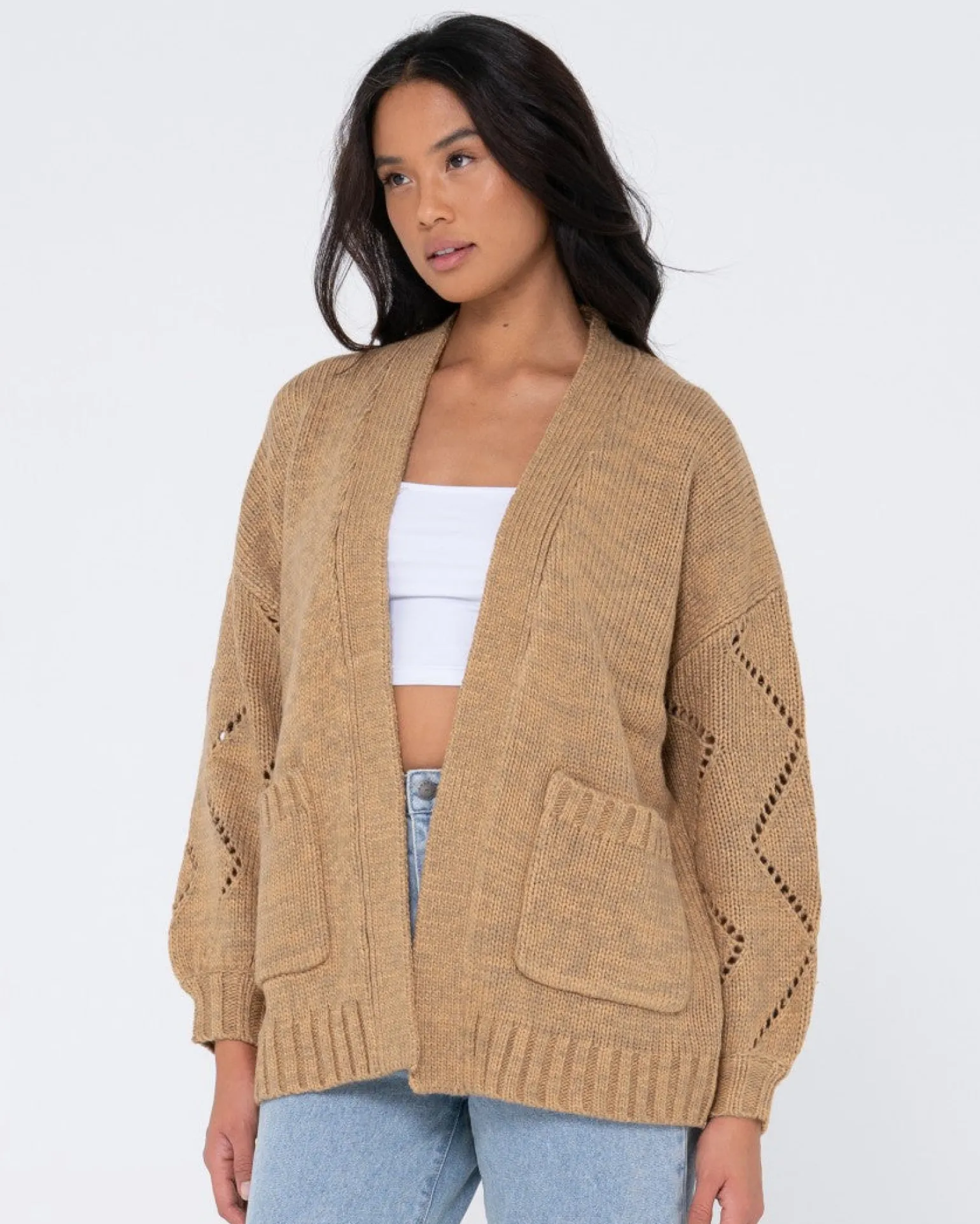 Rossie Relaxed Fit Knit Cardigan | Rusty Shop