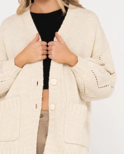 Rossie Relaxed Fit Knit Cardigan | Rusty Cheap