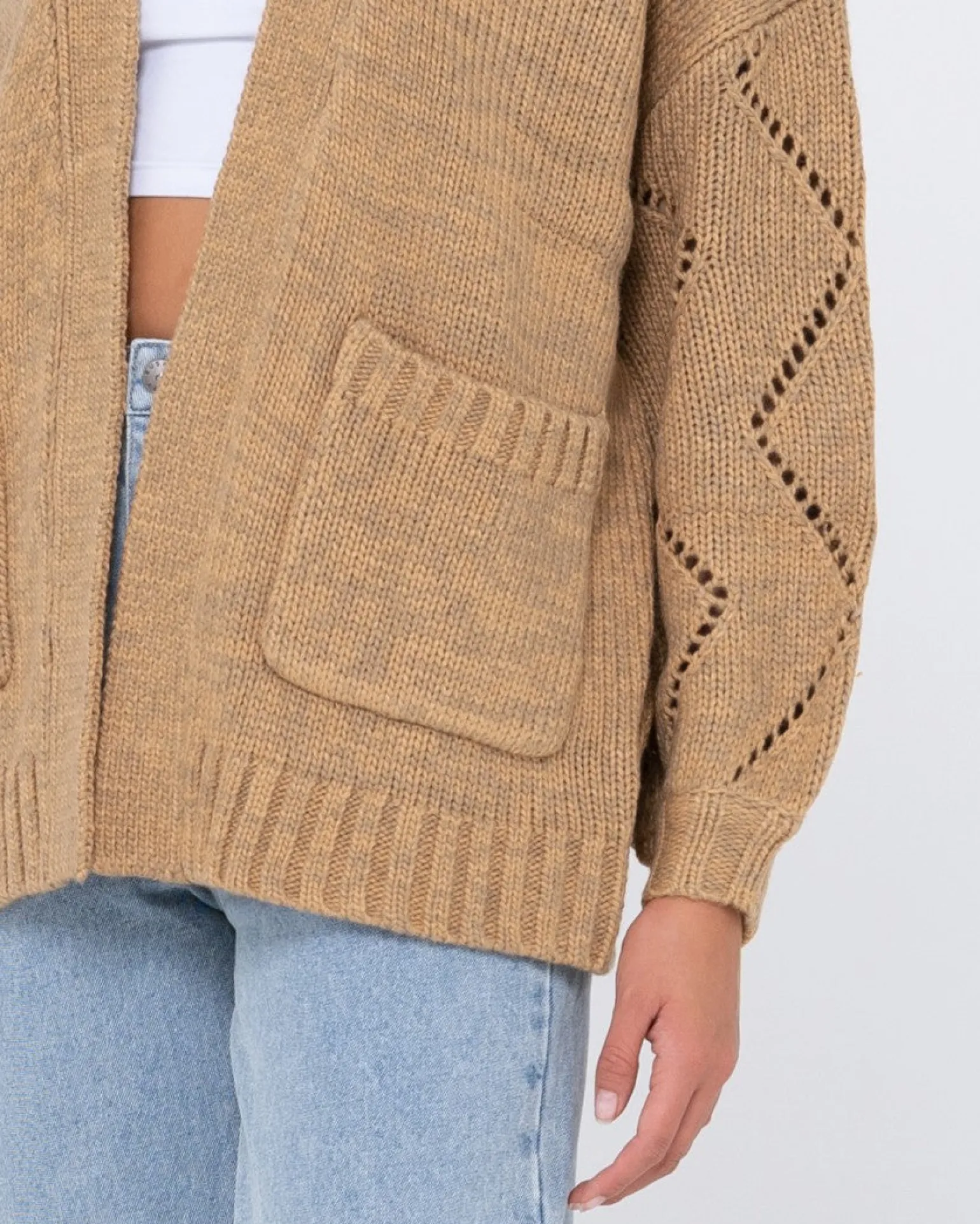 Rossie Relaxed Fit Knit Cardigan | Rusty Shop