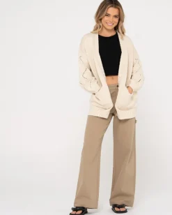 Rossie Relaxed Fit Knit Cardigan | Rusty Cheap