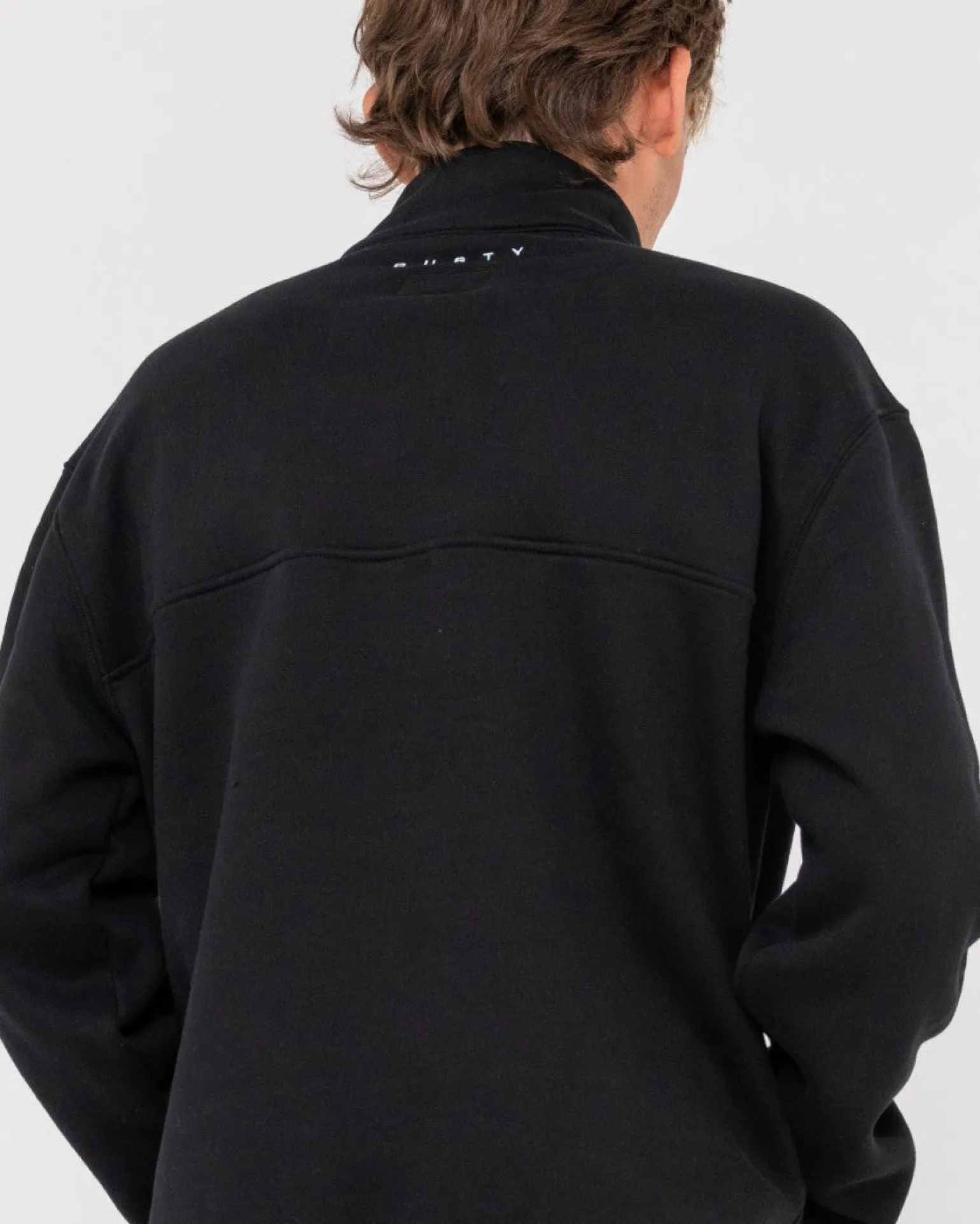 Rs Relaxed 1/4 Zip Super Fleece | Rusty Fashion