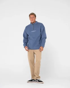 Rs Relaxed 1/4 Zip Super Fleece | Rusty Flash Sale
