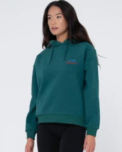 Athletic Relaxed Hooded Fleece | Rusty Flash Sale