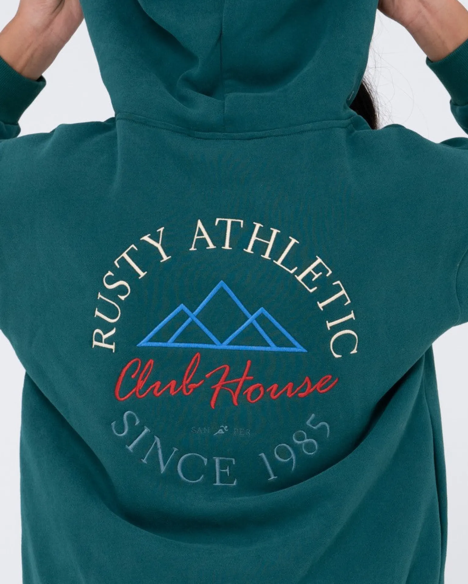 Athletic Relaxed Hooded Fleece | Rusty Flash Sale