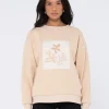 Atoll Oversize Crew Fleece | Rusty Fashion