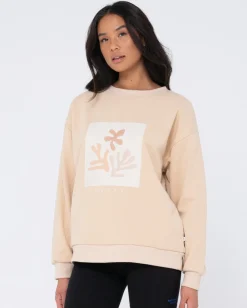 Atoll Oversize Crew Fleece | Rusty Fashion