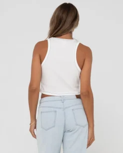 Contrast Graphic Tank Top | Rusty Outlet