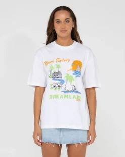 Dreamland Oversized Graphic Tee | Rusty Store