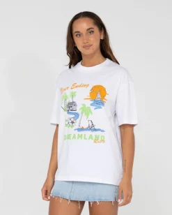Dreamland Oversized Graphic Tee | Rusty Sale