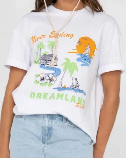 Dreamland Oversized Graphic Tee | Rusty Sale