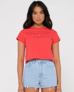 Essentials Classic Crop Tee | Rusty Fashion