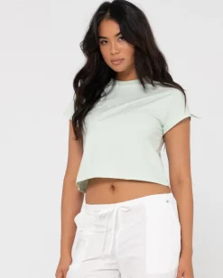 Essentials Classic Crop Tee | Rusty Shop