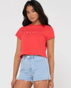 Essentials Classic Crop Tee | Rusty Fashion