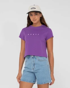 Essentials Classic Crop Tee | Rusty Store
